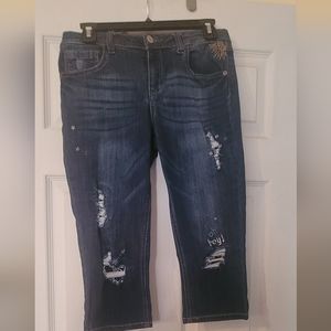 Imperial Star Girls Crop Jeans